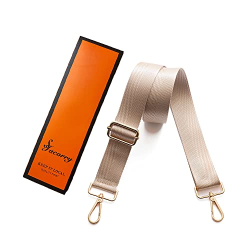 Image of S-Jacorry Purse Strap Replacement Crossbody Wide Shoulder Strap Adjustable Canvas Straps Handbag Strap Replacement Belts