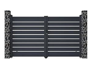 Vente-Unique Gartentor Flügeltor Doppeltor PRIMO 305x183cm