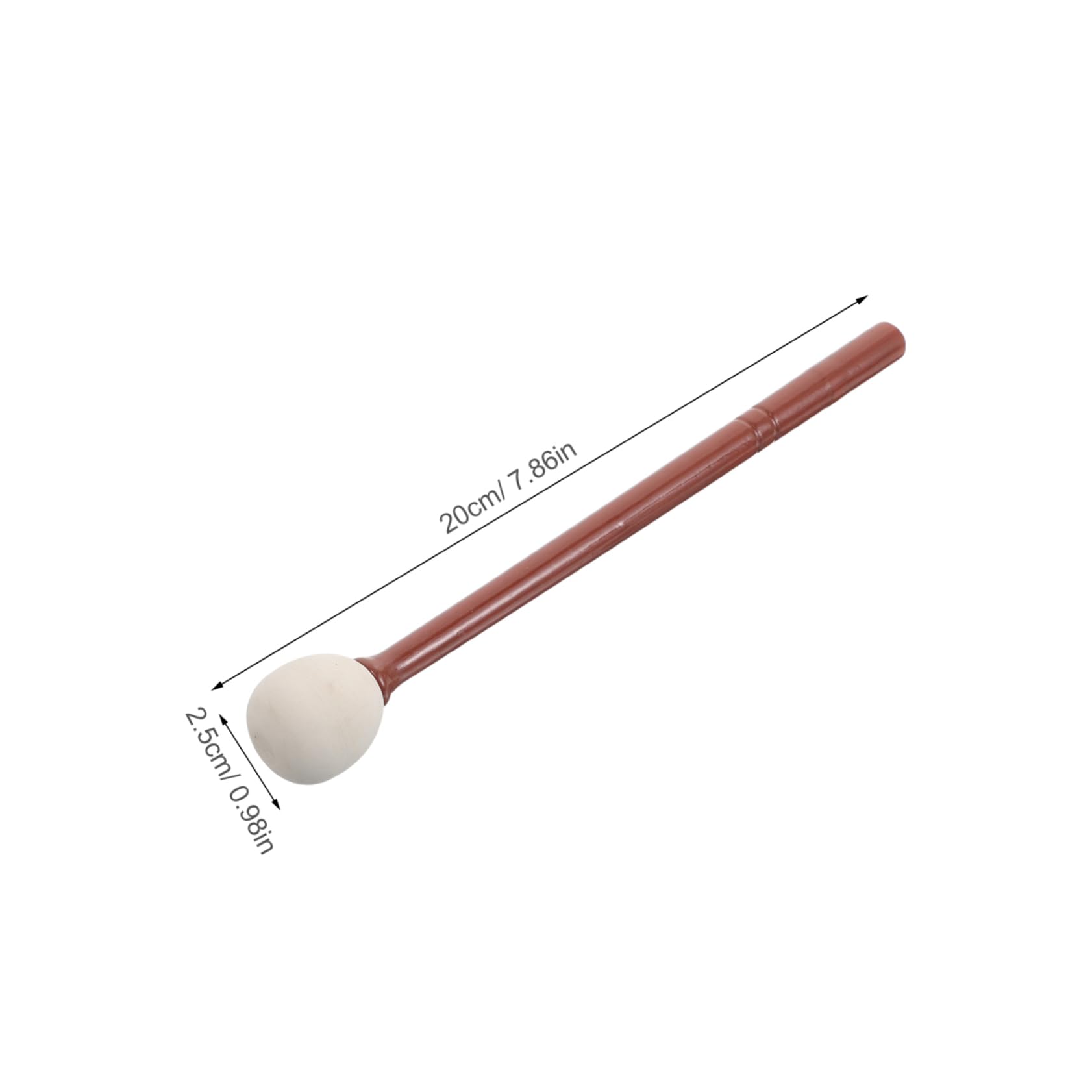 Housoutil Guiro Striking Stick Comfortable Grip Percussion Instrument for Guiro Temples Ceremonies Performances Personal Practice Durable Wood Material