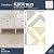 FloorPops Isosceles Peel & Stick Floor Tiles, Whites & off-whites