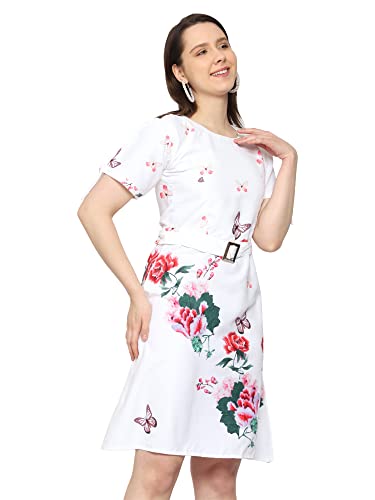 Image of Avlin Stylish One Piece Dress with Belt