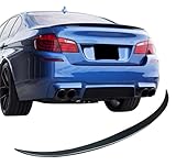 BDBO Spoiler Wing Rear Spoiler Compatible with BMW 5 Series F10 550i 528i 535i M5 535d 2011-2016 Trunk Tail Rear Trunk Lid,Glossy Black - MP Style