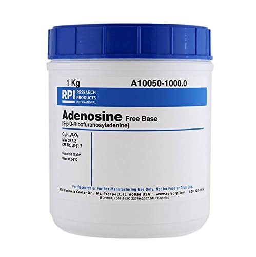 Research Products International Adenosine, Free Base [9-β-D-Ribofuranosyladenine], 1 Kilogram - RPI