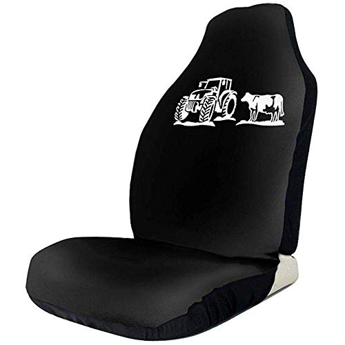 Fundas de Asiento para fanáticos Deportivos Tractor y Fundas de Asiento Delantero para Vacas para Mujeres Conjunto de Ajuste La mayoría del...