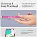 AICase Neon Hot Pink Clear Phone Case for iPhone 16 Compatible with MagSafe, Trendy Women Girly Aesthetic Magnetic Preppy Colorful Colored Cute Mag Safe Magnet Bright Protective Cover