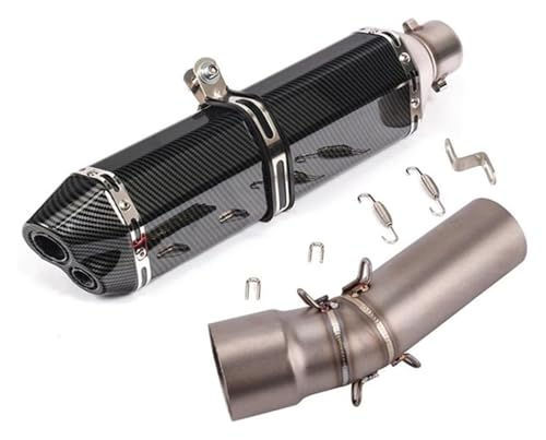 �p F800GS F800Gt F800R F650GS F700GS 2009-2016 �I�[�g�o�C�r�C�G�X�P�[�v�����~�h�������N�p�C�v 51mm �}�t���[ DB�L���[ �I�[�g�o�C�r�C�~�h���p�C�v(5)