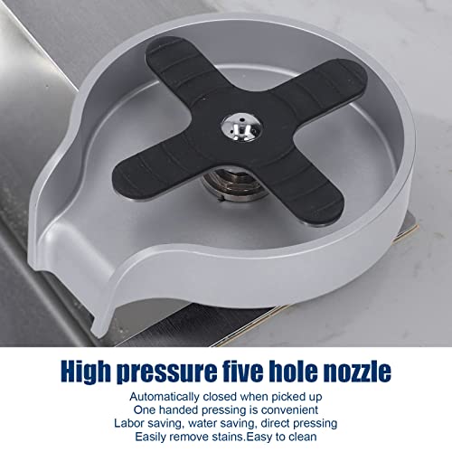 Glass Rinser for Kitchen Sink High Pressure 5 Hole Nozzle Stainless Steel Bottle Washer Cup Rinser Fast Cleaning - Image 3