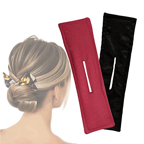 NILSTOREY Deft Bun for Hair, Magic Donut Hair Bun Maker, Elegant French Twist Hair Bands Tool to Roll a Bun, Flexible Reusable Bun, Twist a Bun (Colorful Set G)