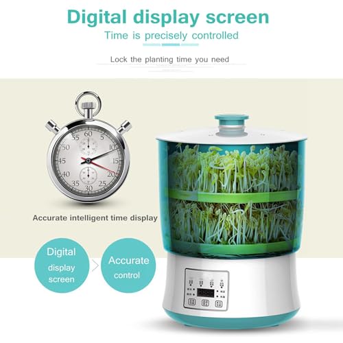 Machine à germes de soja kit germination triple layer pour graines bio - 3