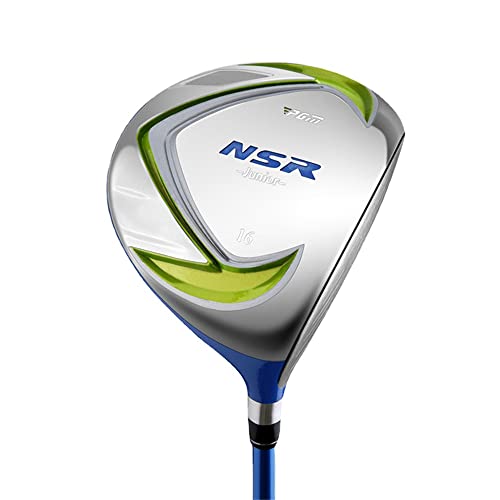 Junior Golf Club Set für Kinder, Holz Stil 1 & 5 Eisen für Jungen Mädchen Alter 3-12, Leichte Aluminium-Kopf-Clubs mit Carbon-Schäften für Anfänger, um die Schwunggeschwindigkeit zu steigern und Outdo