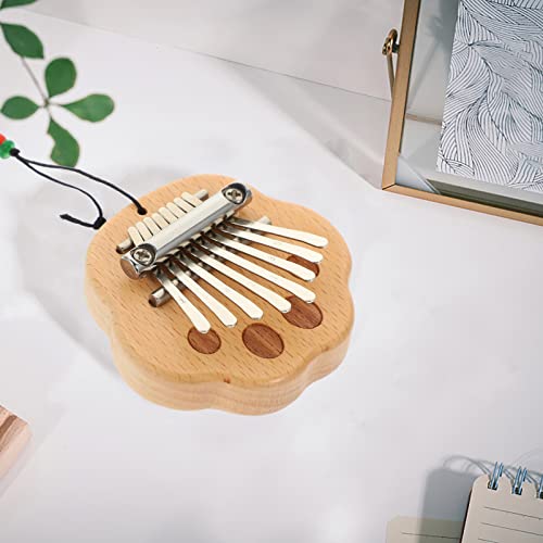 Toyvian Mini Kalimba Piano À Pouce 8 Touches Planche Plate Kalimba Lanière Bois Mbira Piano À Doigts Instrument De… - Les Beatles, Paul McCartney, John Lennon, RIngo Starr, George Harrison Toyvian Mini Kalimba Piano À Pouce 8 Touches Planche Plate Kalimba Lanière Bois Mbira Piano À Doigts Instrument De… – Image 4