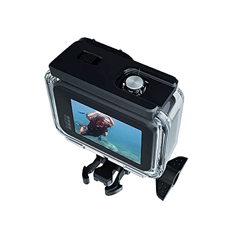 Caixa Estanque Compatível com GoPro Hero 11/10 / 9 Black com Tampa Traseira Extra