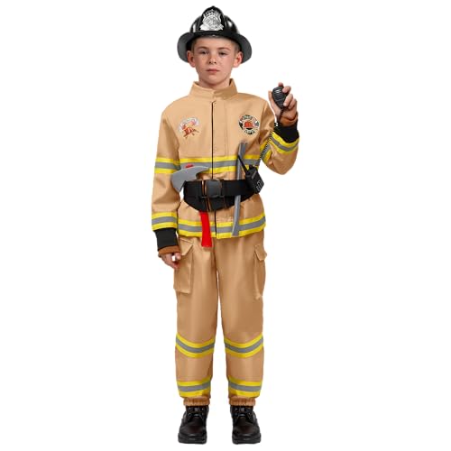 Kids' Firefighter Halloween Costume Set