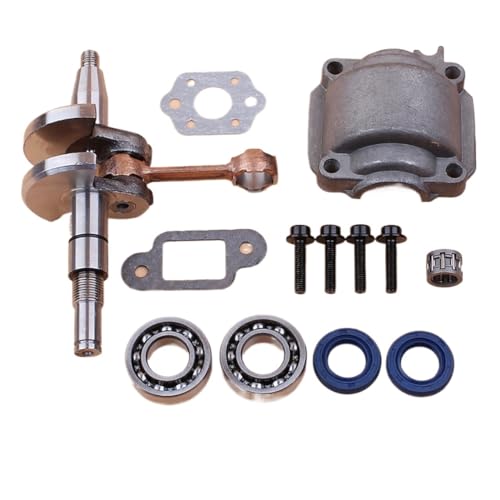 XEDLAMP Kit de sellos aceite del cilindro cigüeñal, for STIHL MS180 MS 180 018, piezas reconstrucción motosierra gasolina 11320300402 Retén de cigüeñal de motosierra