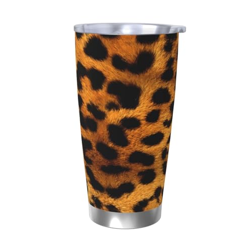 ヒョウ柄 水筒 真空断熱ケータイマグ 600ml ステンレスボトル 車用 直飲み 保温 保冷 フタ付きコーヒーカップ アウトドア 車のネイブに最適 スポーツタイプ ステンレスクールボトル 軽量 隔? 水筒 男の子 女の子