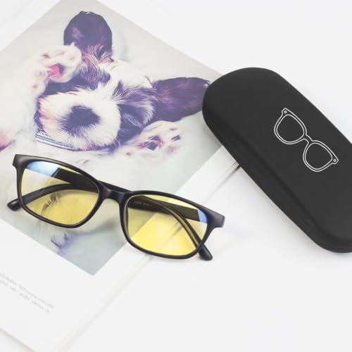 Image of RayLove Unisex Hard Shell Eyeglasses Cases, Protective Case For Glasses