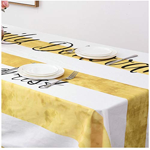 Nappe rayures rectangulaire super-softvelvet contre les tables ternes