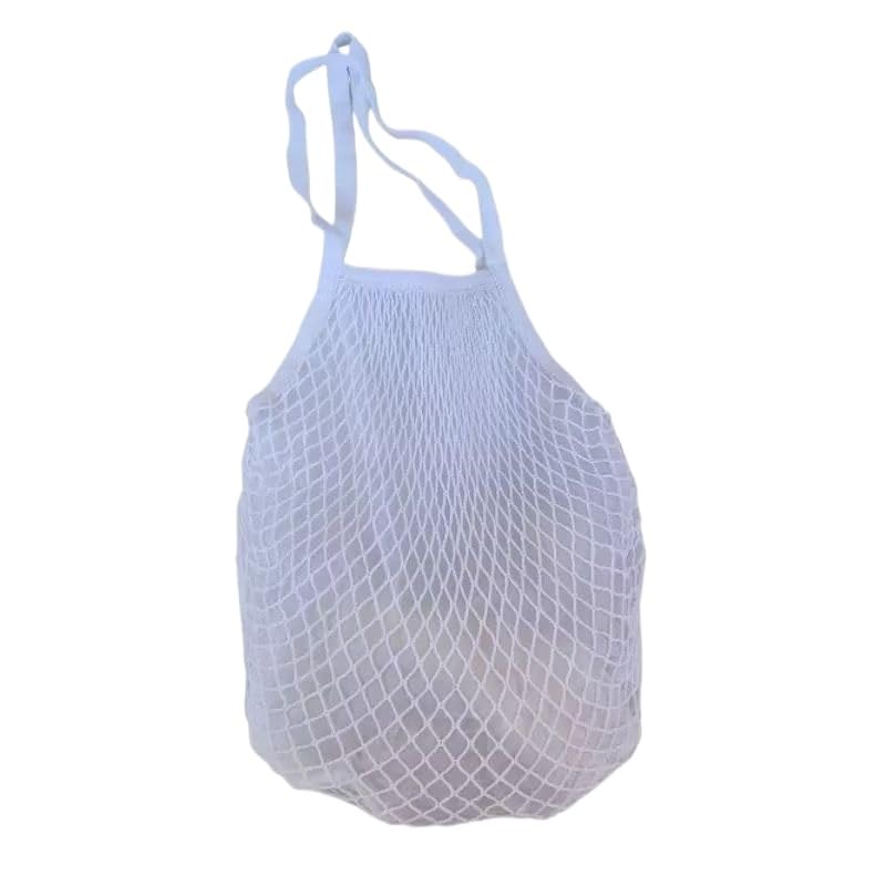 Bolsa de Ombro Femininas Saco Estilo Crochê Rede Com Forro Moda Praia Piscina e Passeio Armazenamento Conveniente Uso Cómodo(Branco)