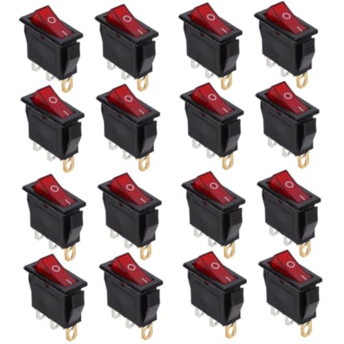 Interruptores de palanca para horno y sartén eléctrica pack de 4 piezas en color negro plástico