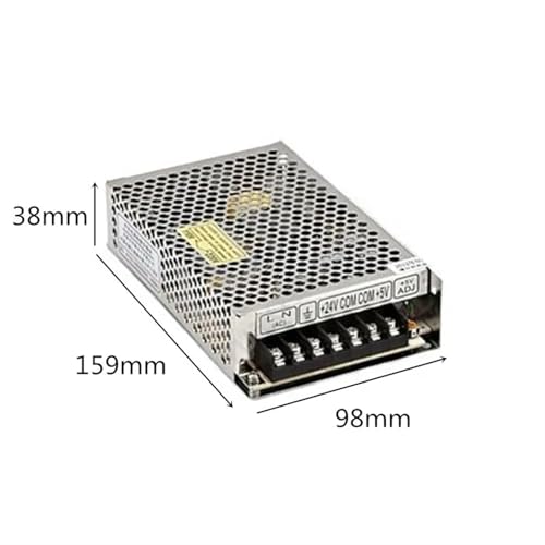 Transformateur AC DC triphasé 60W alimentation commutation triple sortie - 3