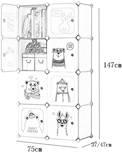 Armoire de rangement amovible pour ranger la chambre des enfants