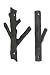Cast Iron Branch Look Wall Hook Set Of 2 Display Hook Country Cabin Home Décor