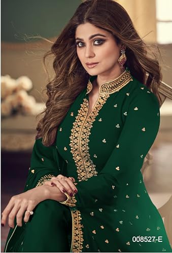 Image of Henith Collection Indian /Pakistani Ethnic Wear Embroidered Anarkali Suit Anarkali Gown for Women