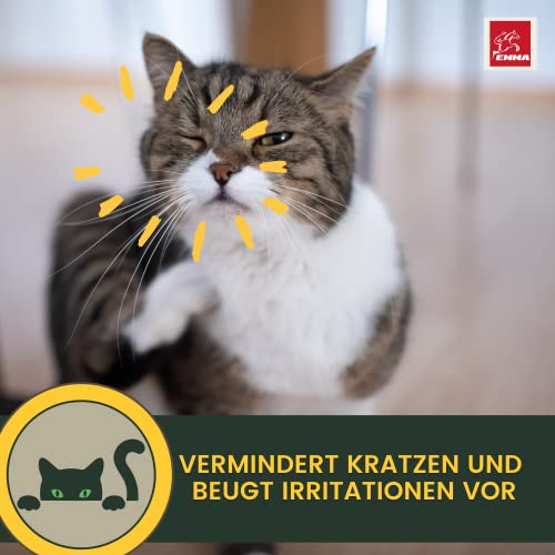EMMA Ohrentropfen Katze 100ml – milder Ohrreiniger mit Kamille I Ohrenschmalz Entferner & Ohrenspülung gegen Juckreiz, Geruch & Verschmutzungen I Sanfte Ohrpflege für empfindliche Haustiere