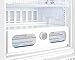 Summit Appliance LockBoxWKit Interior Locking Compartment with Combination Lock and Front Windows for Use with Select Accucold and Summit Refrigerators, Two Keys Included
