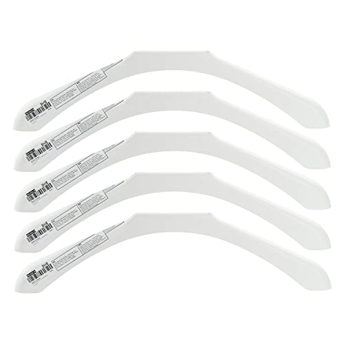 Ikea BUMERANG - Moldeadores de hombro de plástico blanco para perchas de ropa, deslizables, para chaquetas de traje, 44 x 4...