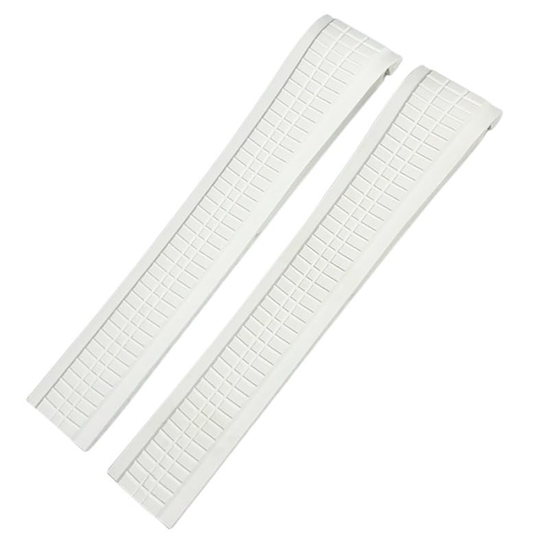 Correa de 21 mm en silicona suave naranja y marrón para actualizar tu reloj