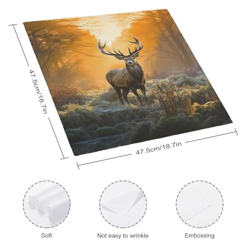 Servilletas de Tela Cuadradas 47.5x47.5 cm Pack 4 Unidades miniatura 2