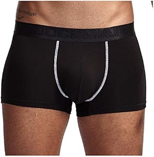 JOCKMAIL Mens Boxer Shorts Modal Soft Mens Underwear Micro Separate Pouches Dual Pouch Trunks with Fly Therapy Health Care Trunks Boxer Briefs