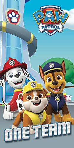 Jerry Fabrics Paw Patrol - Telo mare 70 cm x 140 cm