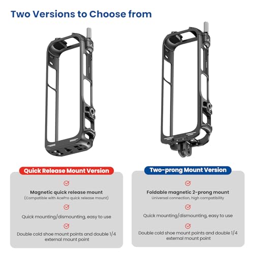 Carcasa de metal para cámara deportiva con marco protector de aluminio 360 3