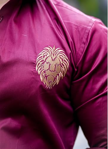Image of Foomer Green Paisley Printed Opaque Party Shirts