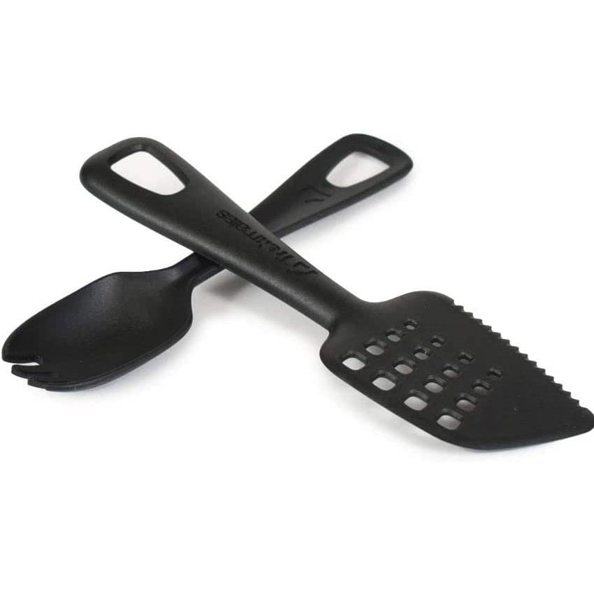 TREKMATES Snaxtool 6in1 Camping Utensil: Black