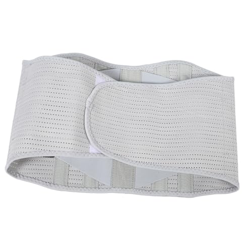 Sosoport Waist Support Belt Waist Trainer Hourglass Breathing Correction Belt Back Brace for Lower Back Lumbar Support Belt Lumbar Support Brace Belly Band Polyester Grey