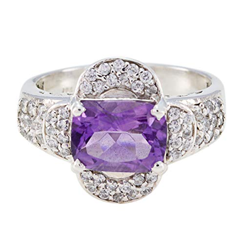 Bague en argent sterling 925 octogonale au design raffiné de House of Rings