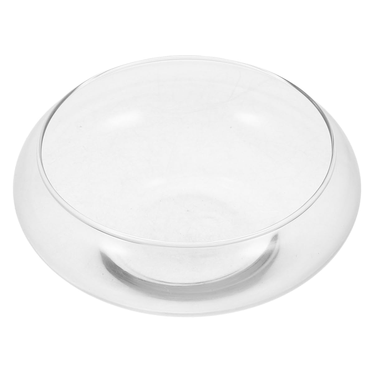 Happyyami Klare Glasvase Für Fische Und Pflanzen Runde Aquarium-vase Elegantes Terrarium Und Pflanzgefäß Für Heimdekoration Und Hochzeiten
