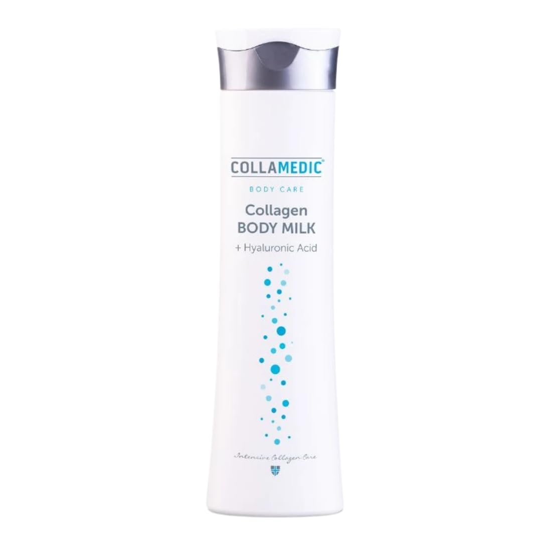 COLLAMEDIC Body Lotion mit Kollagen, Anti-Aging Body Lotion für jeden Tag, Boost Body, Körperlotion spendet Feuchtigkeit, strafft und verjüngt die Haut, 300ml