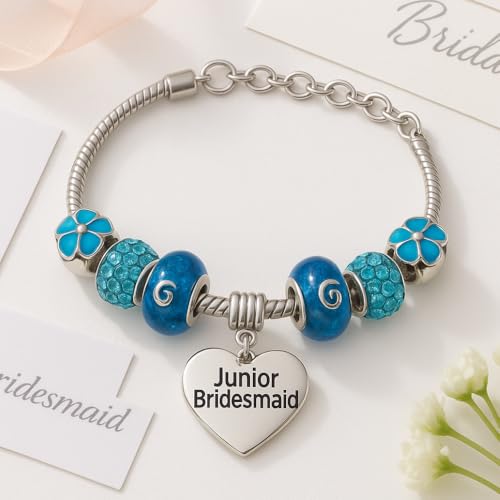 Image of Infinity Collection Bridesmaid Bracelet Jewelry, Charm Pandora Jewelry, Wedding Party Gift For Bridesmaids