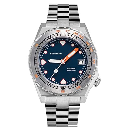 Sugess S407-600T.E Taucheruhr für Herren, 40 mm, 600 T, Lume, Datumsanzeige, 20 ATM Lünette, 200 m, Armband