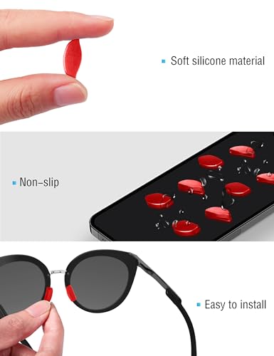 Image of Bowyer 1 Pair Replacement NosePads Compatible with Oakley Frogskins Range /Frogskins Range XL /Top Knot /HSTN /Wildrye /Sielo