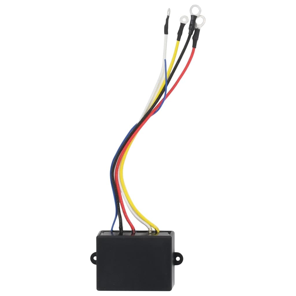 Set di 2 telecomandi radio per verricello con ricevitore, controllo senza fili, 12 V, 433 MHz, per auto, fuoristrada, barca, rimorchio, industria, trattore, gru, sollevamento e trazione