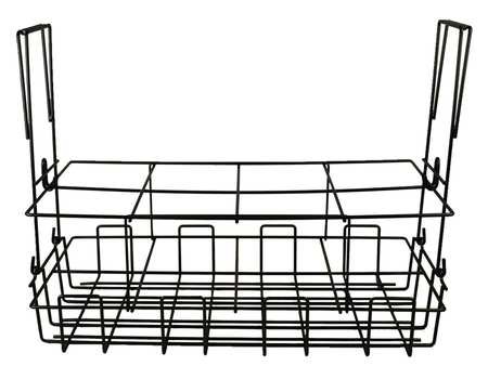 Bottle Carrier, Black, Nylon Coating