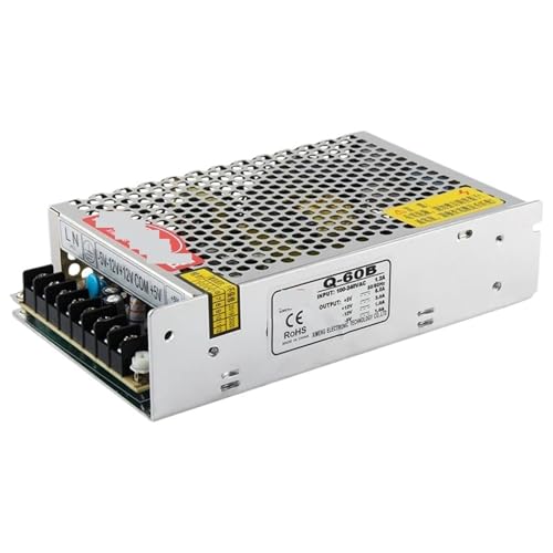 Alimentation à découpage quatre sorties Q-60B 60W 5V 12V pour boîtier rail