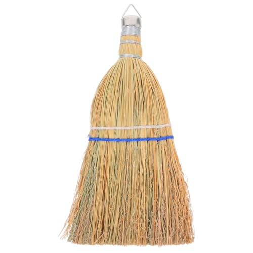 TOYANDONA Scopa a Frusta: Scopa Manuale per Esterni per la Pulizia di Cortili, Garage e Cortili - Spazzola Portatile per vialetti, Strade e Giardini