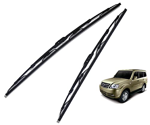 Image of Euro Care Metal Type Wiper Blade Compatibility with TATA Sumo Grande Windshield Car Wiper Blade Size D-20,P-20