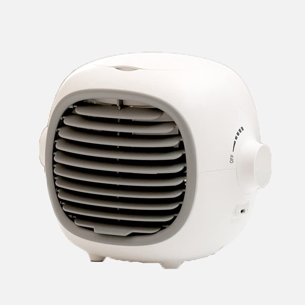 Przenośny klimatyzator USB Mini Nawilżanie i oczyszczanie gospodarstwa domowego Chłodnica powietrza Chłodnica wodna Wentylator klimatyzacji (kolor: biały, rozmiar: 20,7 cm * 17,5 cm * 16,5 cm)
